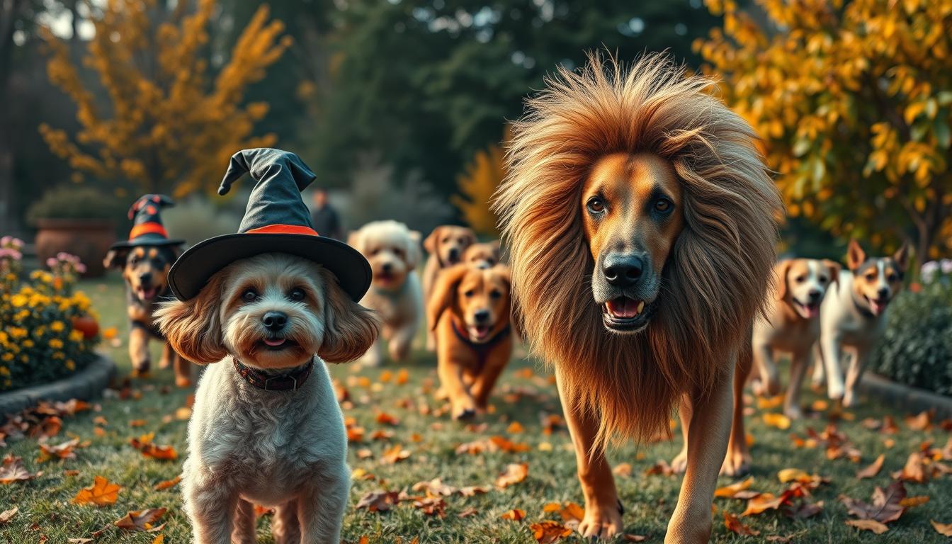 costum Halloween câine