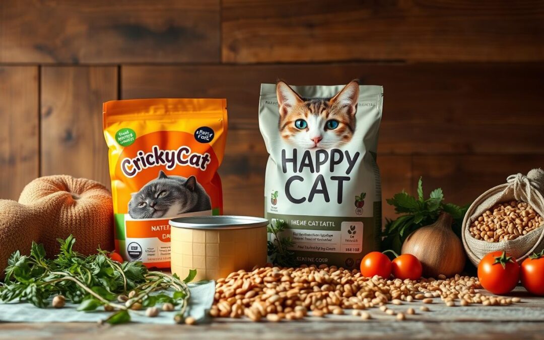 CricksyCat vs Happy Cat – comparație de ingrediente naturale