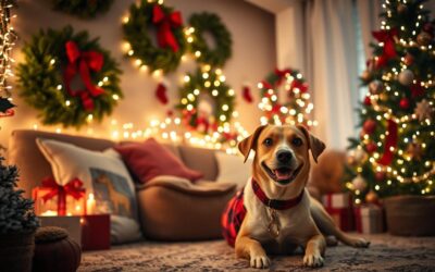 Decorațiuni de Crăciun prietenoase cu câinii – 10 sfaturi