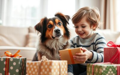 Deschiderea cadourilor cu câinii – transform-o într-o amintire