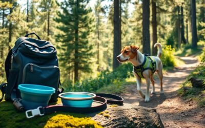 Ce echipamente sunt utile la o drumeție cu câinele vara?
