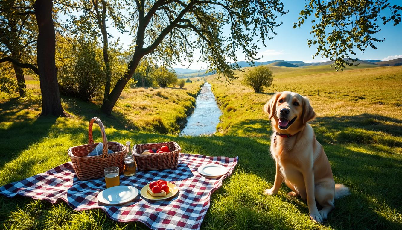 echipament-picnic-cu-cainele-vara echipament picnic cu câinele vară