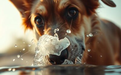 Ce se întâmplă cu câinele dacă bea apă prea rece vara?