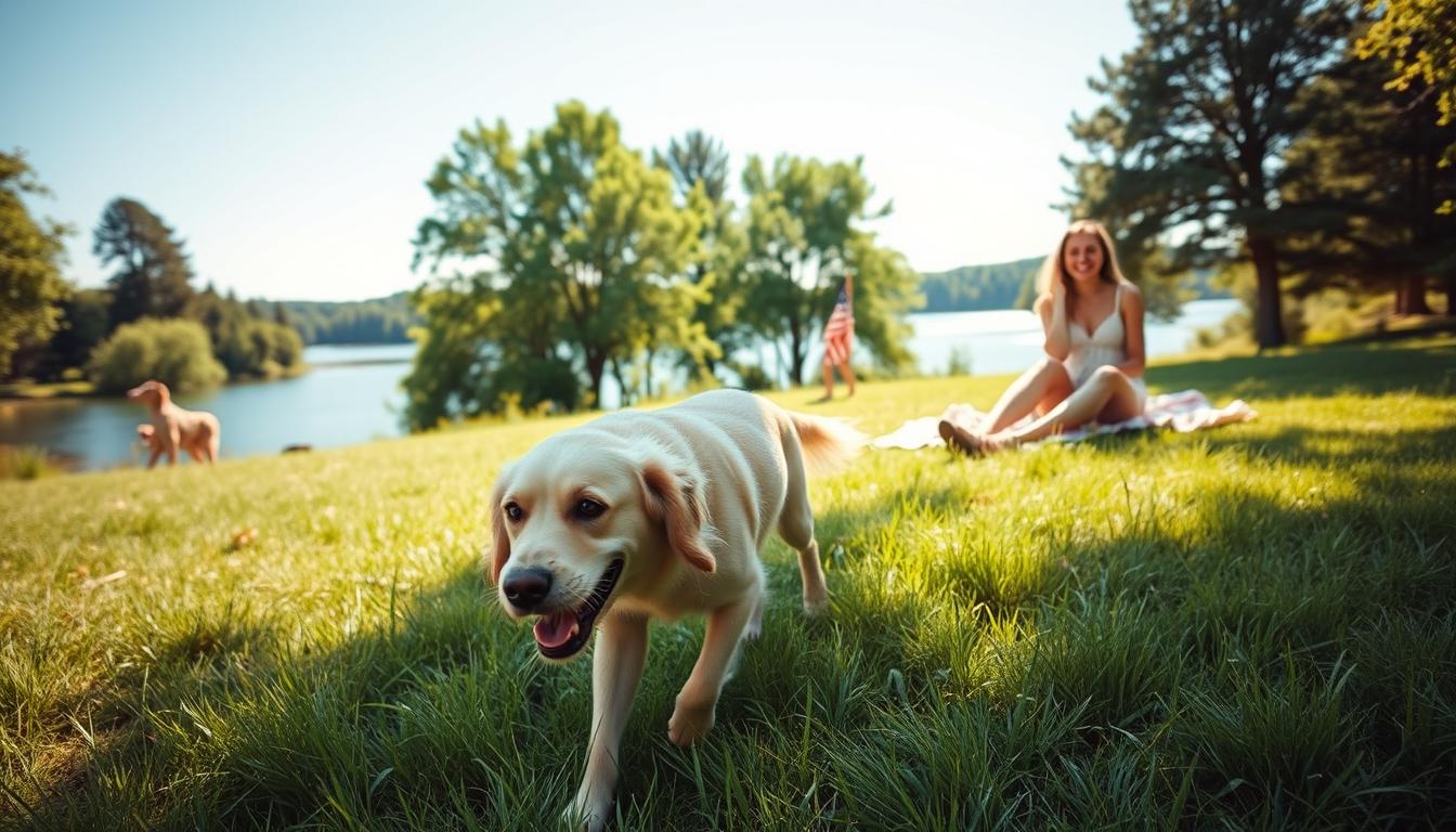fotografii de vară cu câinele vară