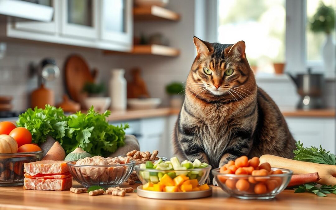 Hrană pentru pisici cu exces de greutate – ce să cauți în ingrediente?
