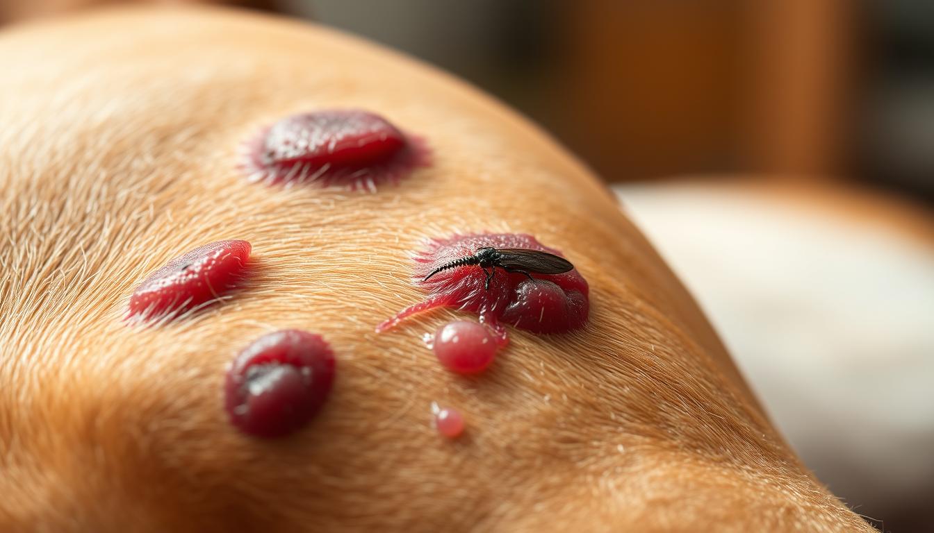 intepaturi-insecte-caine-vara înțepături insecte câine vară