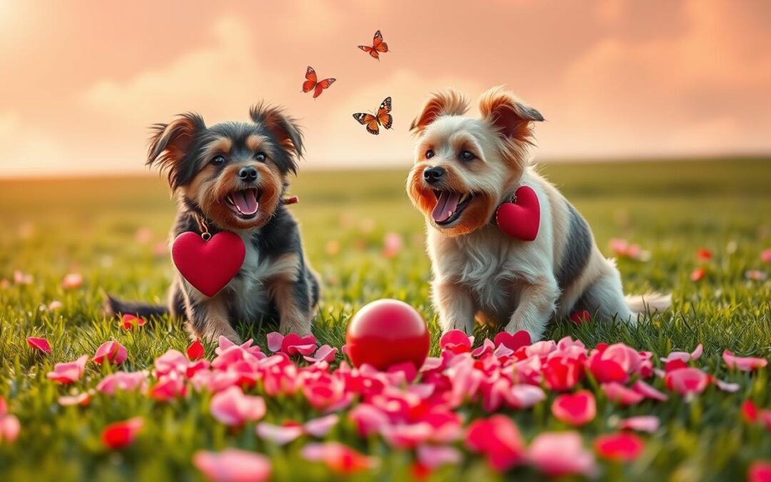 Joacă de Valentine’s cu câinele