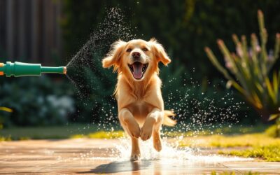 Joaca cu furtunul – distracție sau pericol pentru câine?