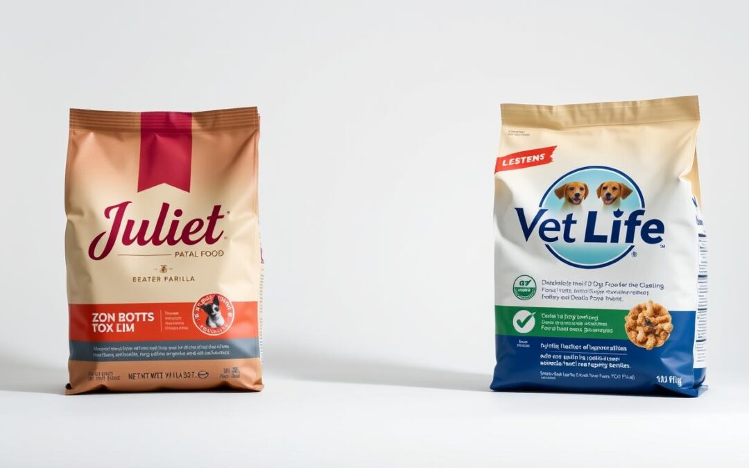 Test hrană hipoalergenică – Juliet vs Vet Life
