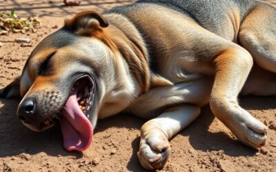 Ce se întâmplă în corpul câinelui în timpul unui insolații?