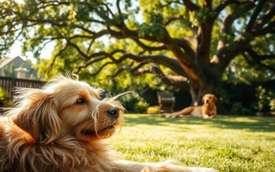 Câinii năpârlesc mai mult pe căldură?