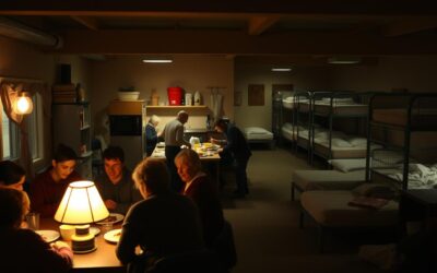O zi într-un adăpost – perspectiva din interior