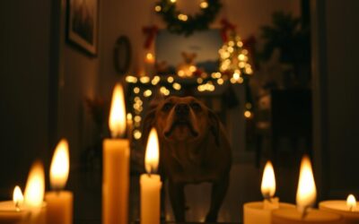 Lumânări și sărbători – mirosuri periculoase pentru câini