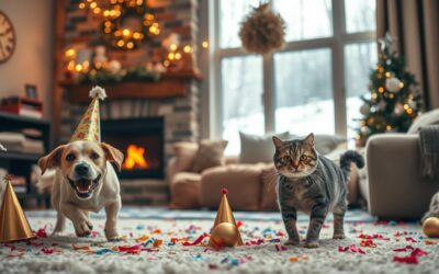 Petrecere de Revelion cu câinele – ce e permis și ce nu?