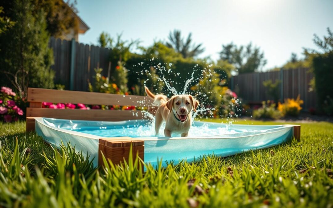 piscină câine făcută acasă vară