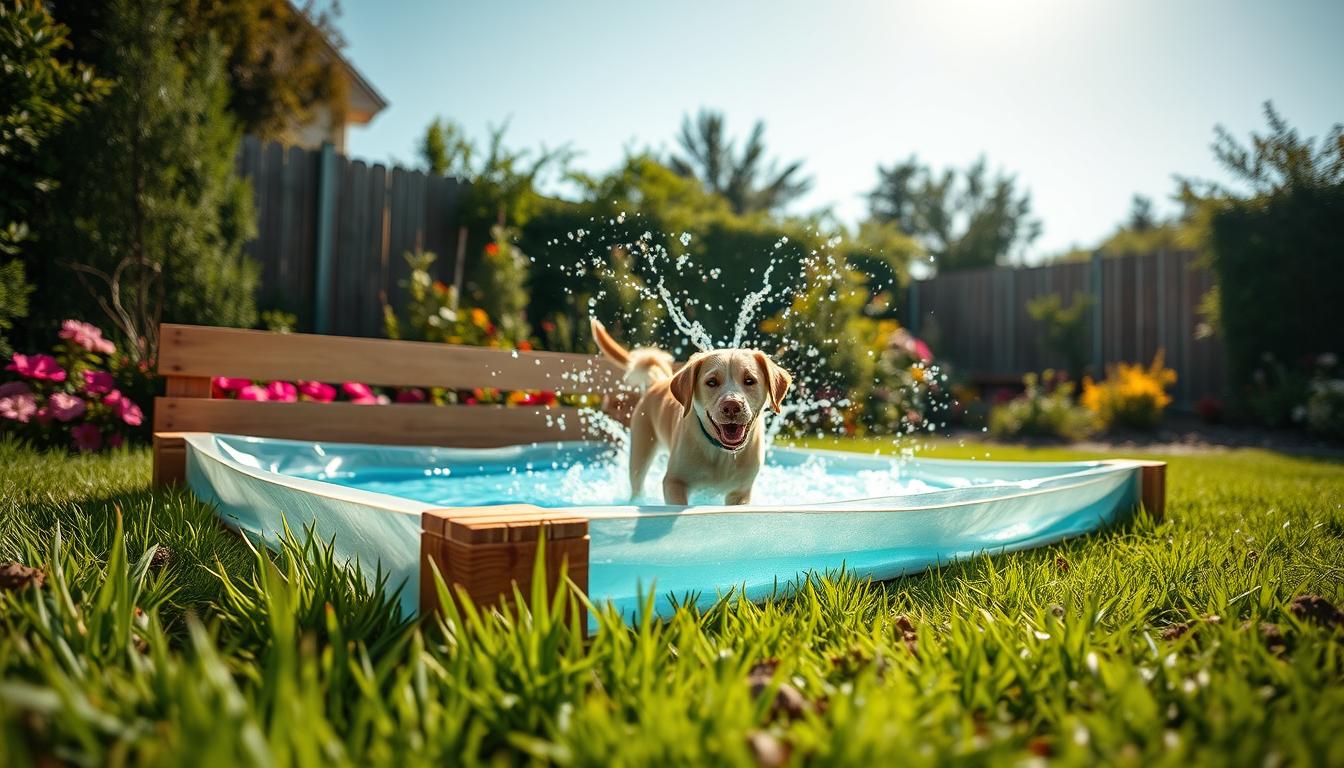 piscina-caine-facuta-acasa-vara piscină câine făcută acasă vară
