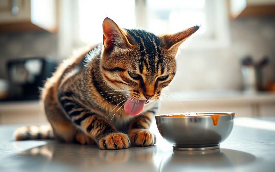 Pisica linge doar sosul – ce să-i ofer în schimb?