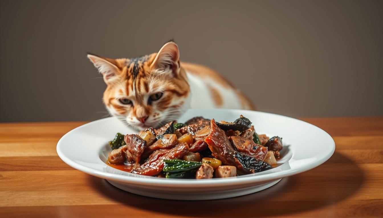 pisică nu îi place hrana