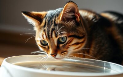 Pisica nu nimerește bolul cu apă – are probleme de vedere?