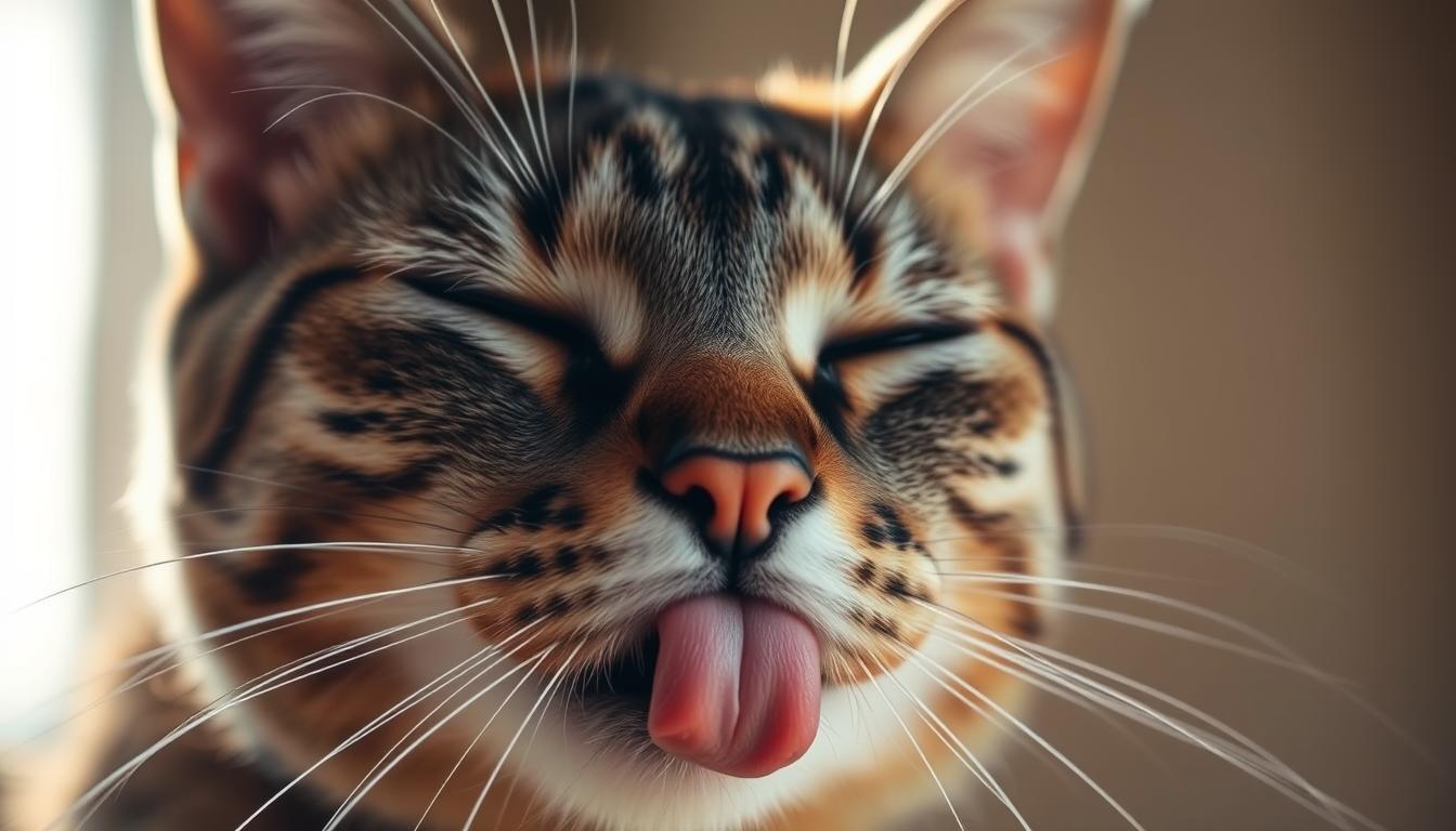 pisica-saliveaza pisică salivează