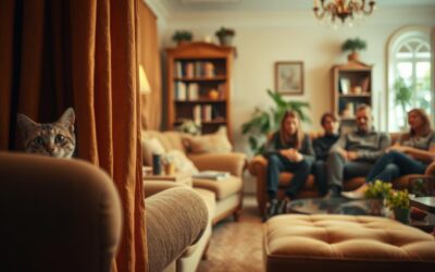 Blog pentru pisici 24 Pisica se ascunde mereu când vin musafiri – frică sau comportament?