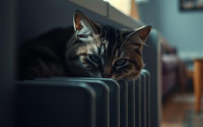 Pisica mea se ascunde toată ziua în spatele caloriferului – ce înseamnă asta?