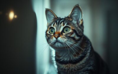 Se uită la un punct pe perete – are halucinații?