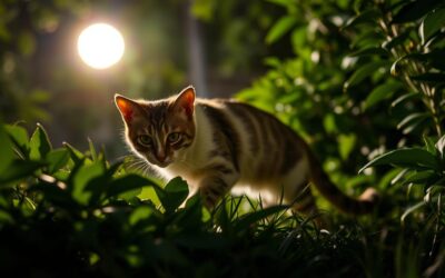 Nopțile de vară – pericolele aventurilor nocturne ale pisicii