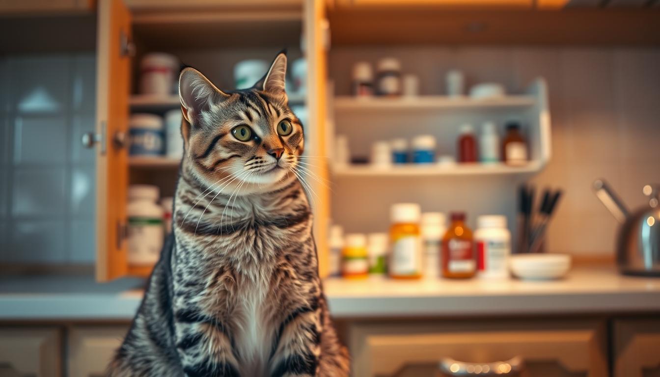 pisică vară administrare medicamente