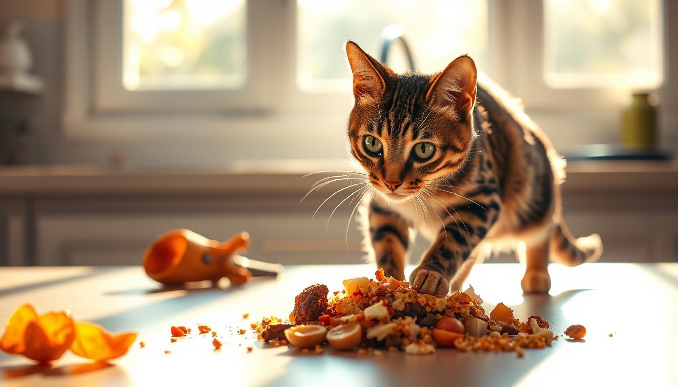 pisică vară alterare a alimentelor