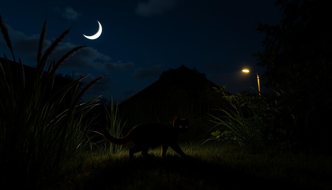 pisica-vara-apus pisică vară apus