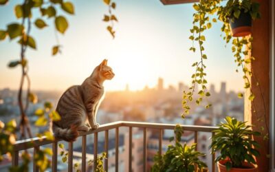 Balcon sigur pentru vară – la ce să fii atent dacă ai pisică?