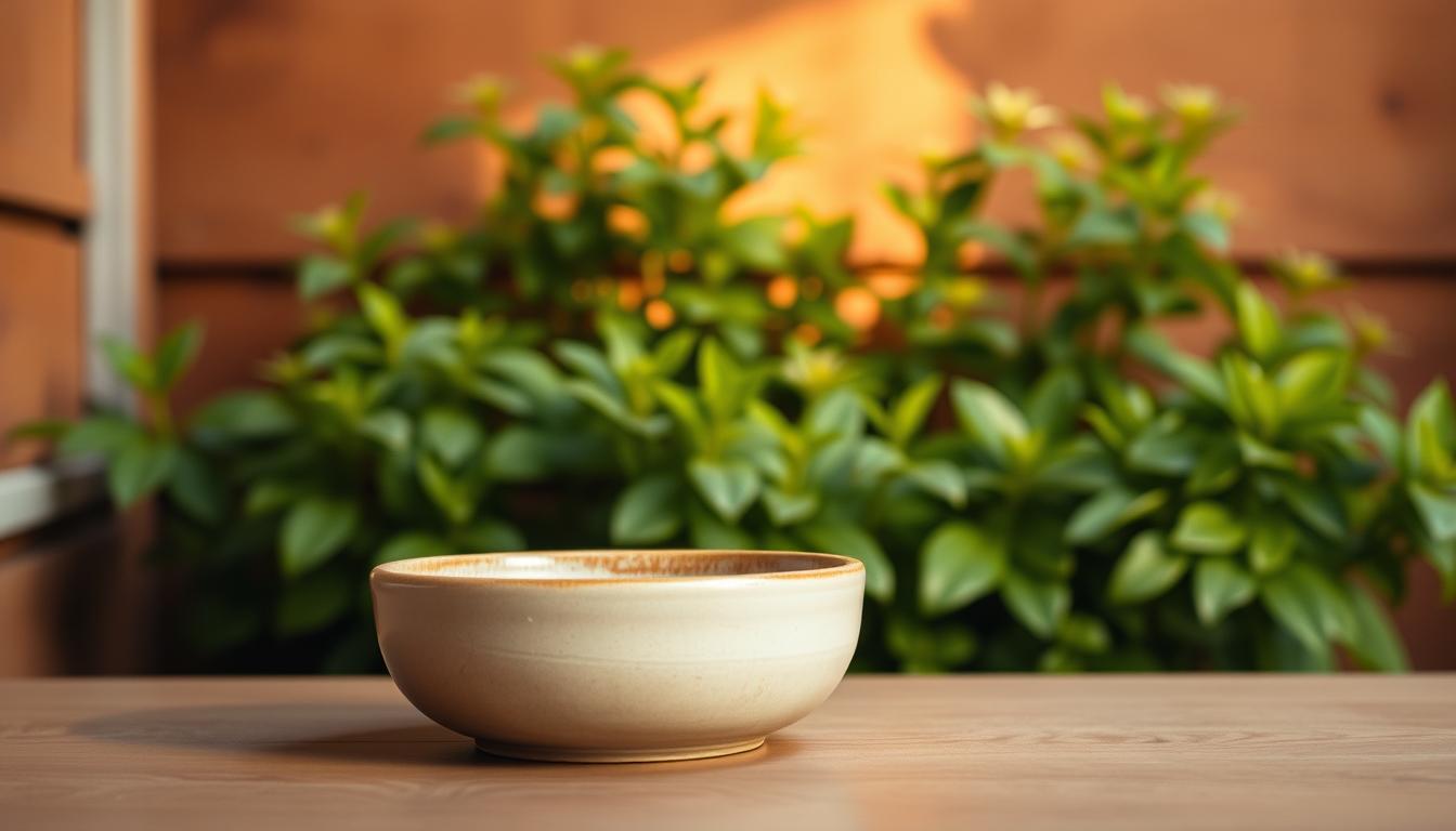 pisică vară bol ceramic