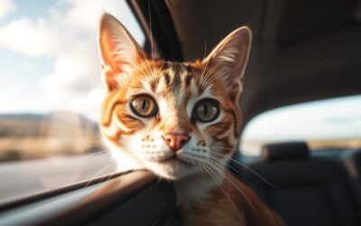 Transportul pisicii vara – la ce să fii atent în mașină?