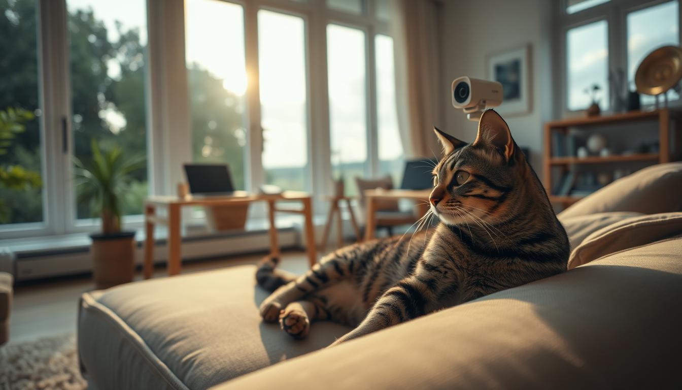 pisică vară cameră web