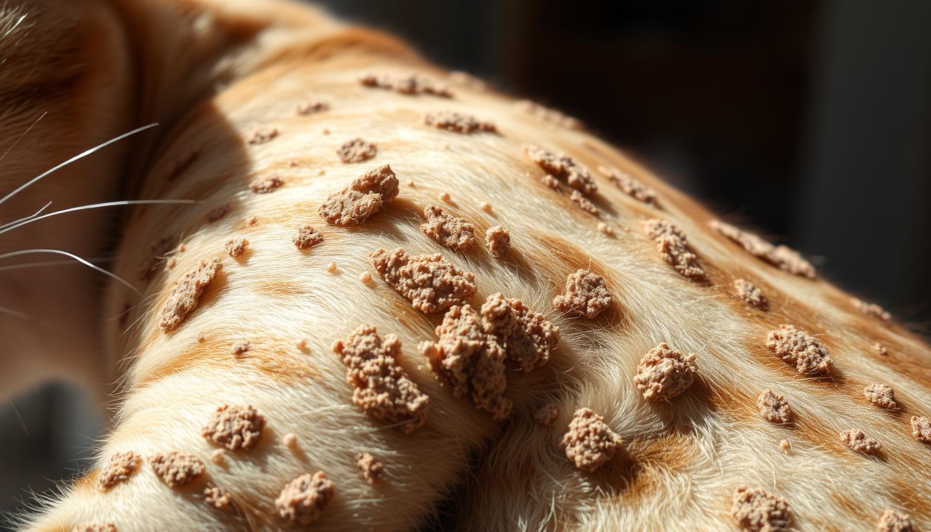 pisică vară crustă