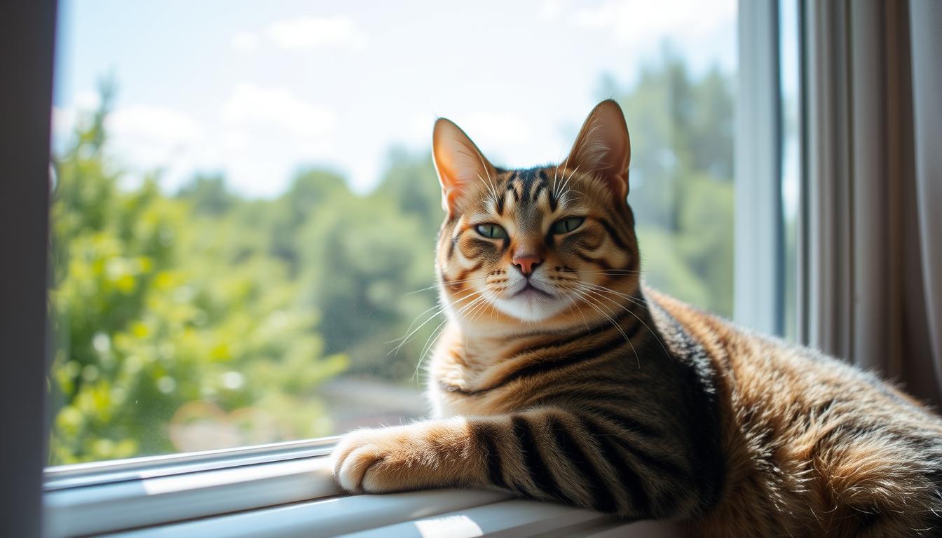 pisica-vara-fereastra-deschisa pisică vară fereastră deschisă