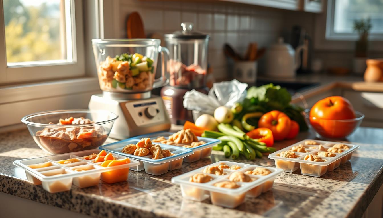 pisică vară gustare congelată