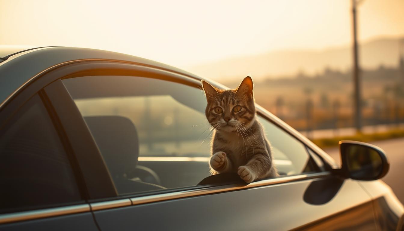 pisica-vara-in-masina pisică vară în mașină