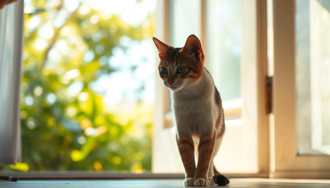 pisica-vara-intrari-iesiri pisică vară intrări-ieșiri