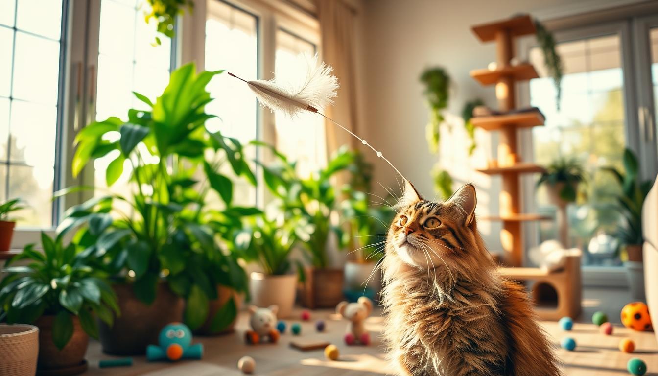 pisica-vara-joaca-in-interior pisică vară joacă în interior