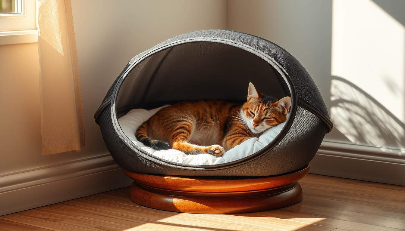 pisică vară loc de dormit