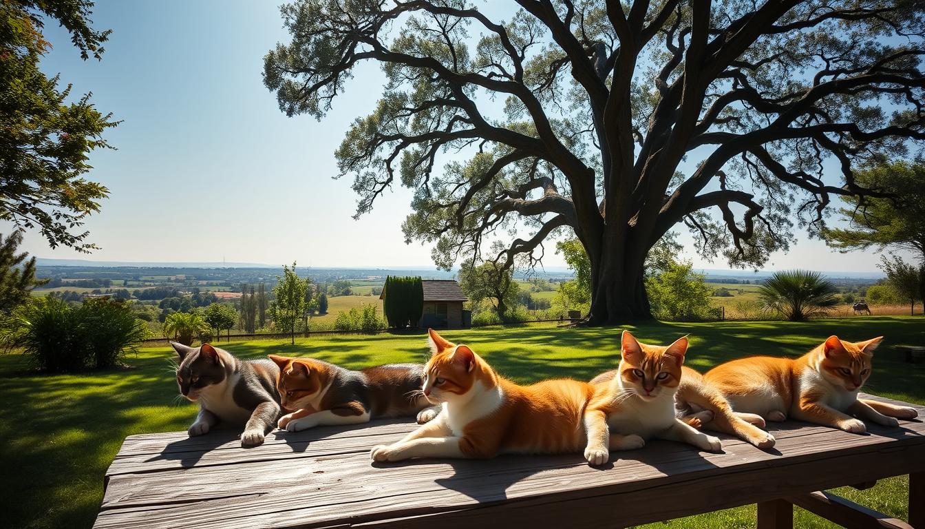 pisica-vara-modificare-activitate pisică vară modificare activitate