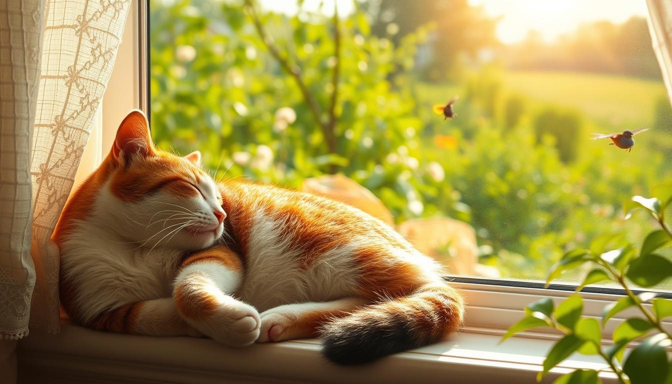 pisica-vara-obiceiuri-de-somn pisică vară obiceiuri de somn