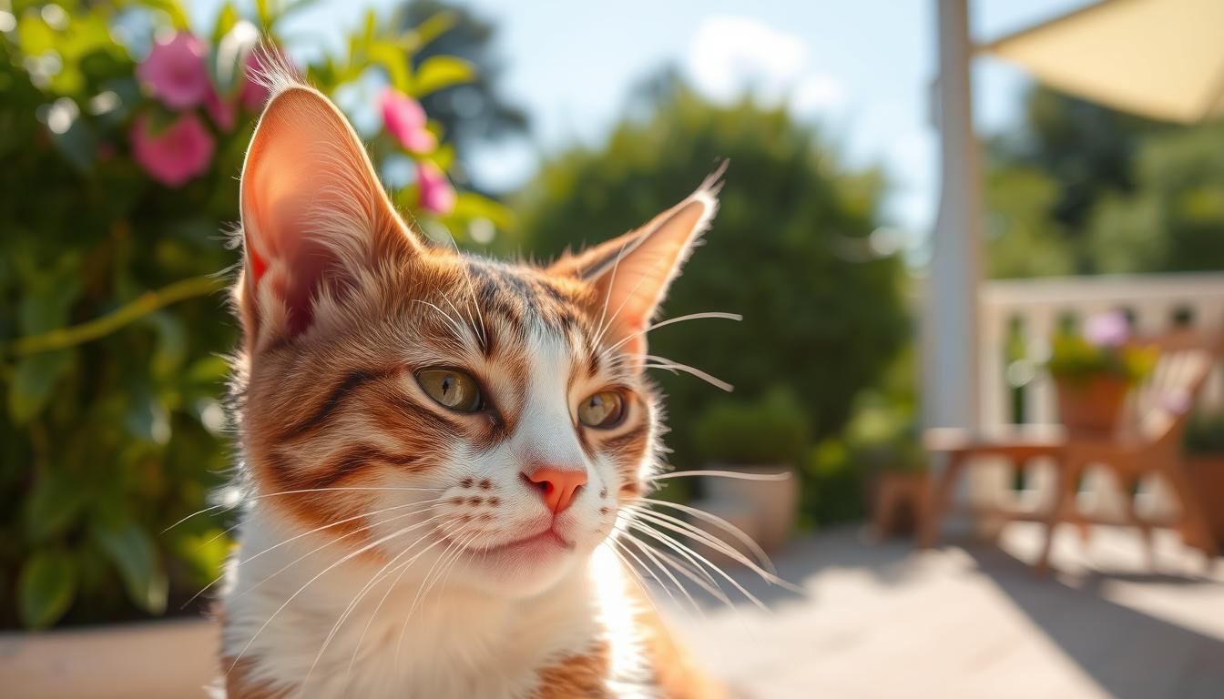 pisică vară otită