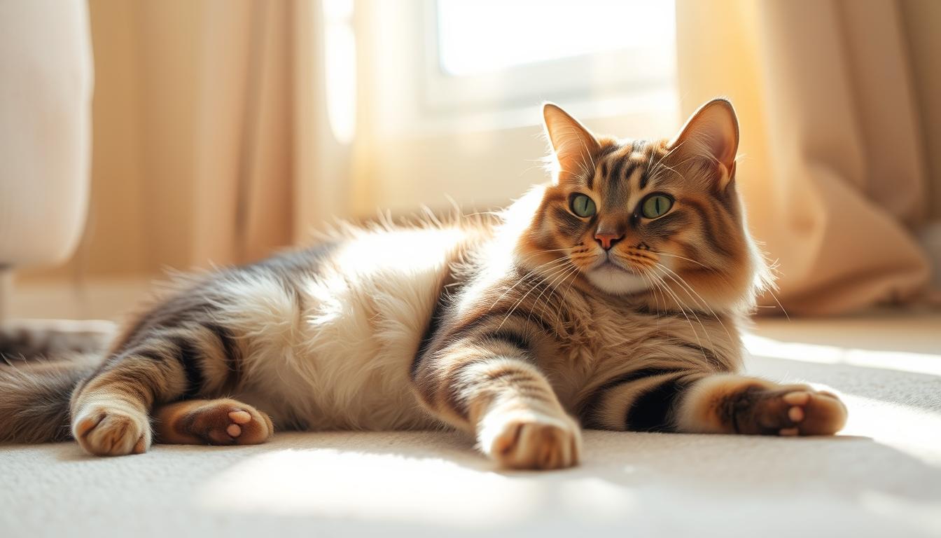 pisică vară perioadă de năpârlire