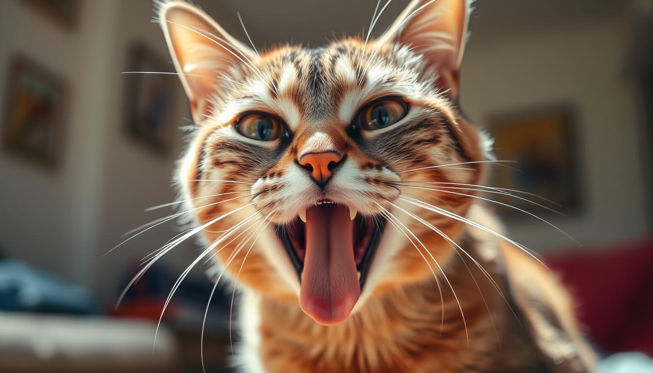 pisică vară supraîncălzire