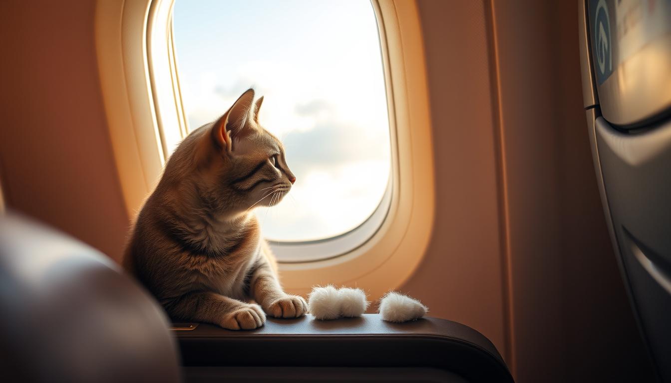 pisica-vara-zbor-cu-avionul pisică vară zbor cu avionul