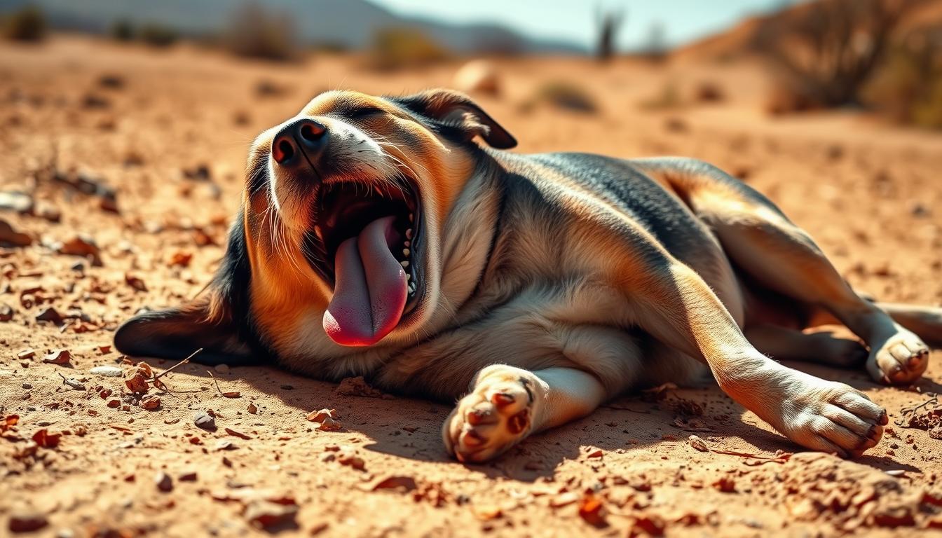 postura-caine-canicula-vara postură câine caniculă vară