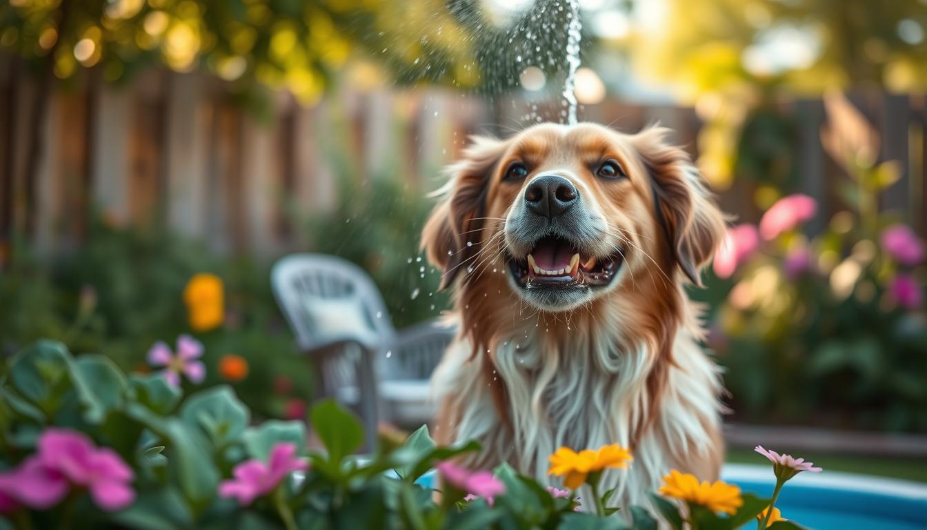 răcorire câine după plimbare vară